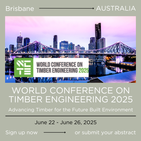 World Conference on Timber Engineering 2025 WoodSolutions